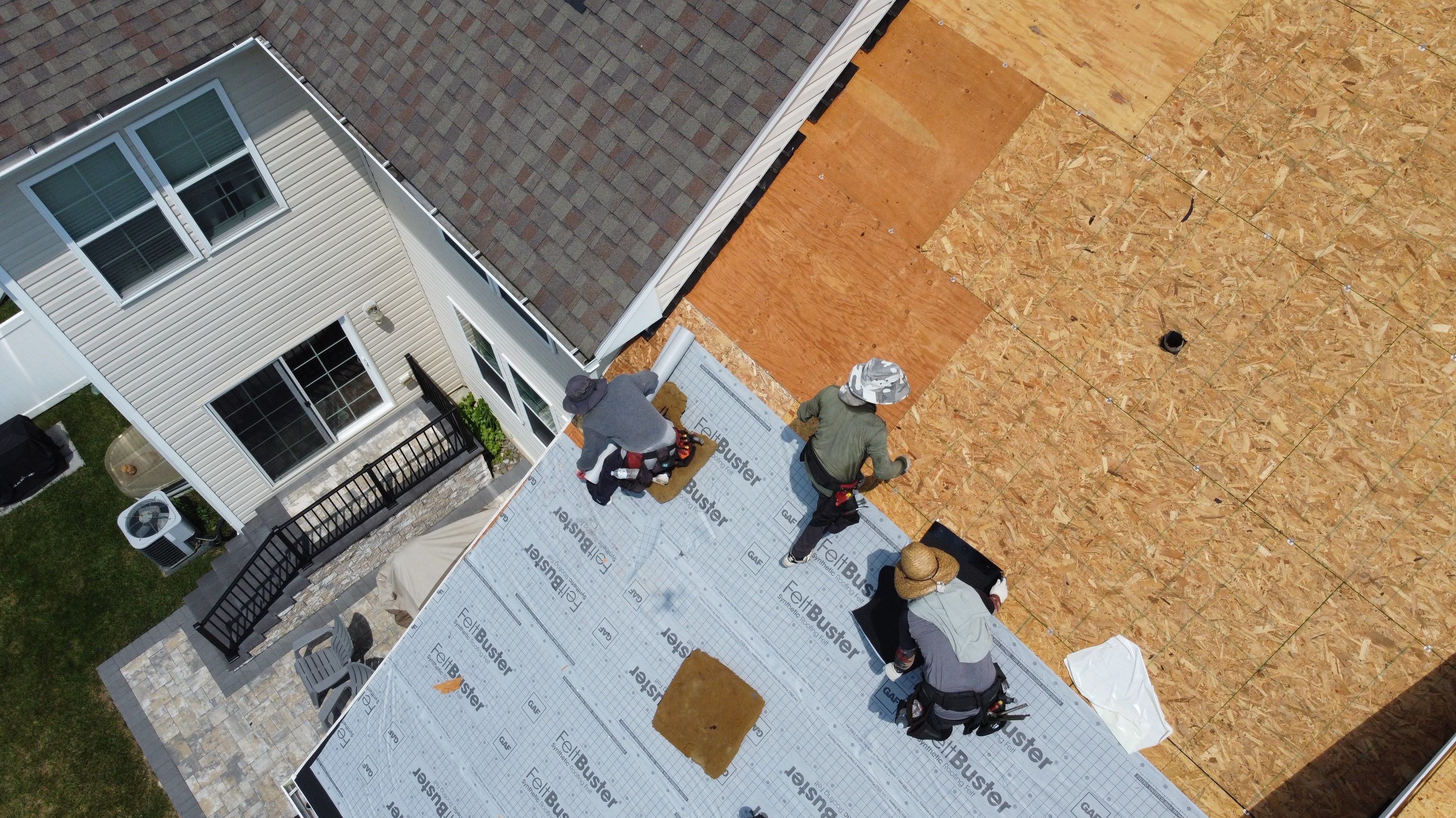 Residential Roofing Installation using GAF Timberline HDZ by Matter Roofing & Construction