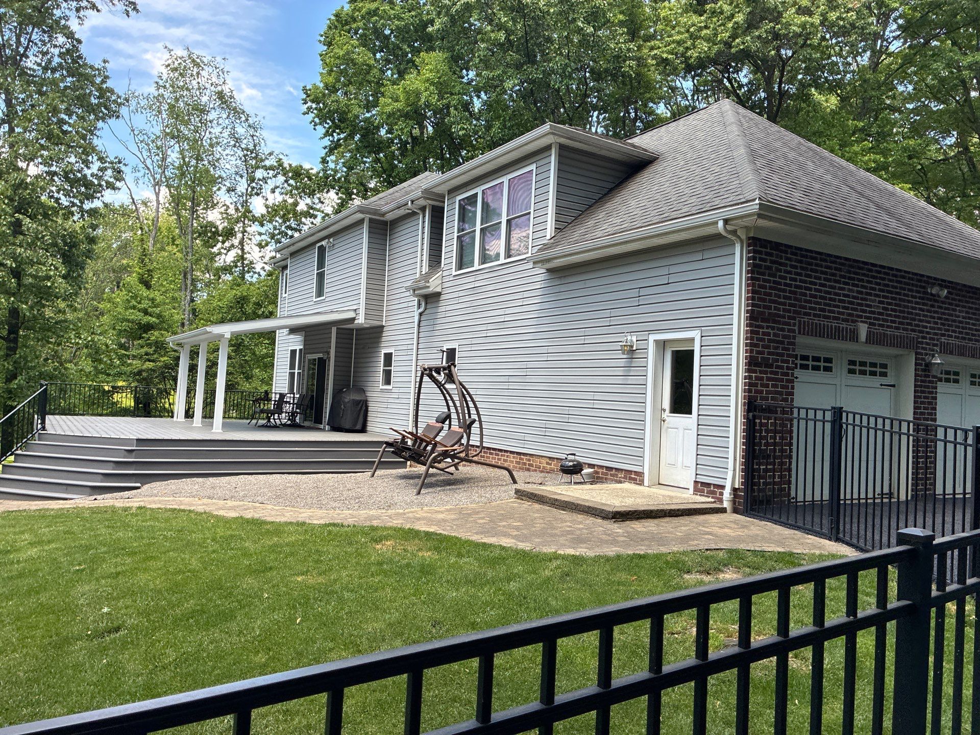 Full House Siding Renovation with English Wedgewood Vinyl in Gibsonia by Ideal Siding Pittsburgh