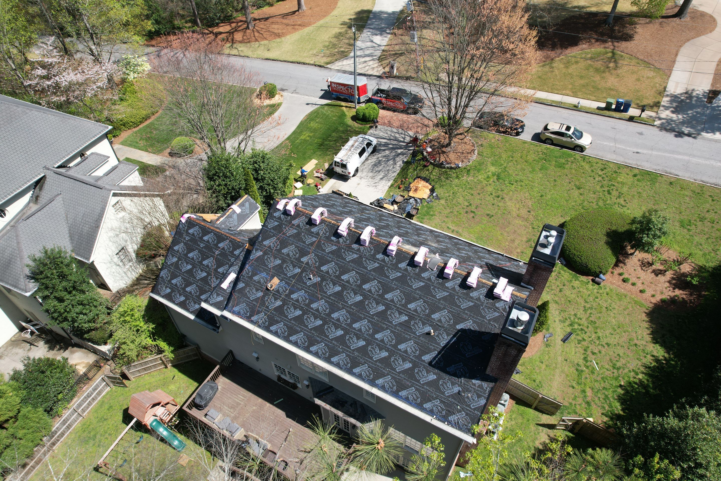 Residential Roofing Installation using Owens Corning by Inspector Roofing and Restoration