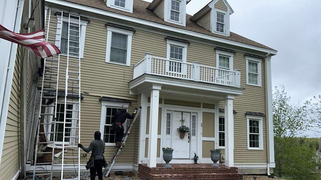 Ice Dam Remediation + EPDM Waterproofing + PVC Trim Restoration by Mighty Dog Roofing of Greater Middlesex County