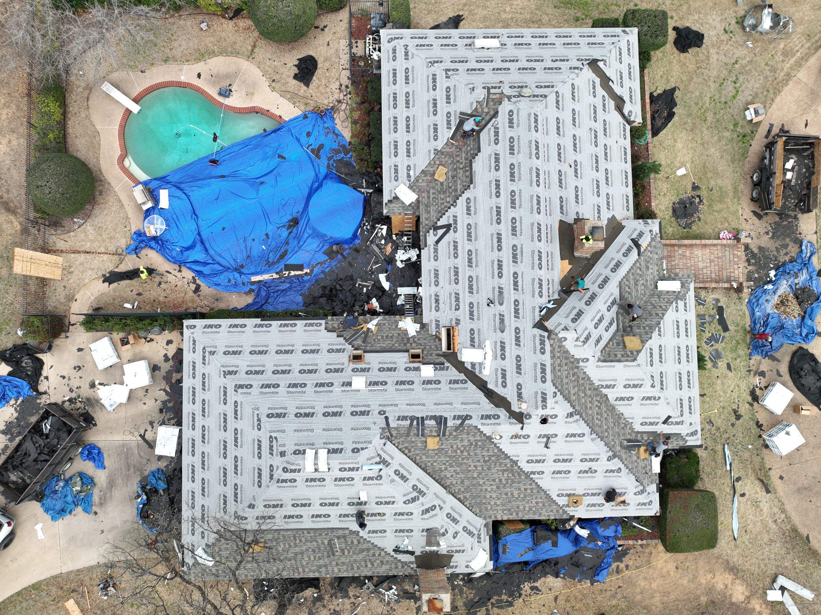 Residential Roofing Installation using Iko Nordic by Becker Roofing and Exteriors