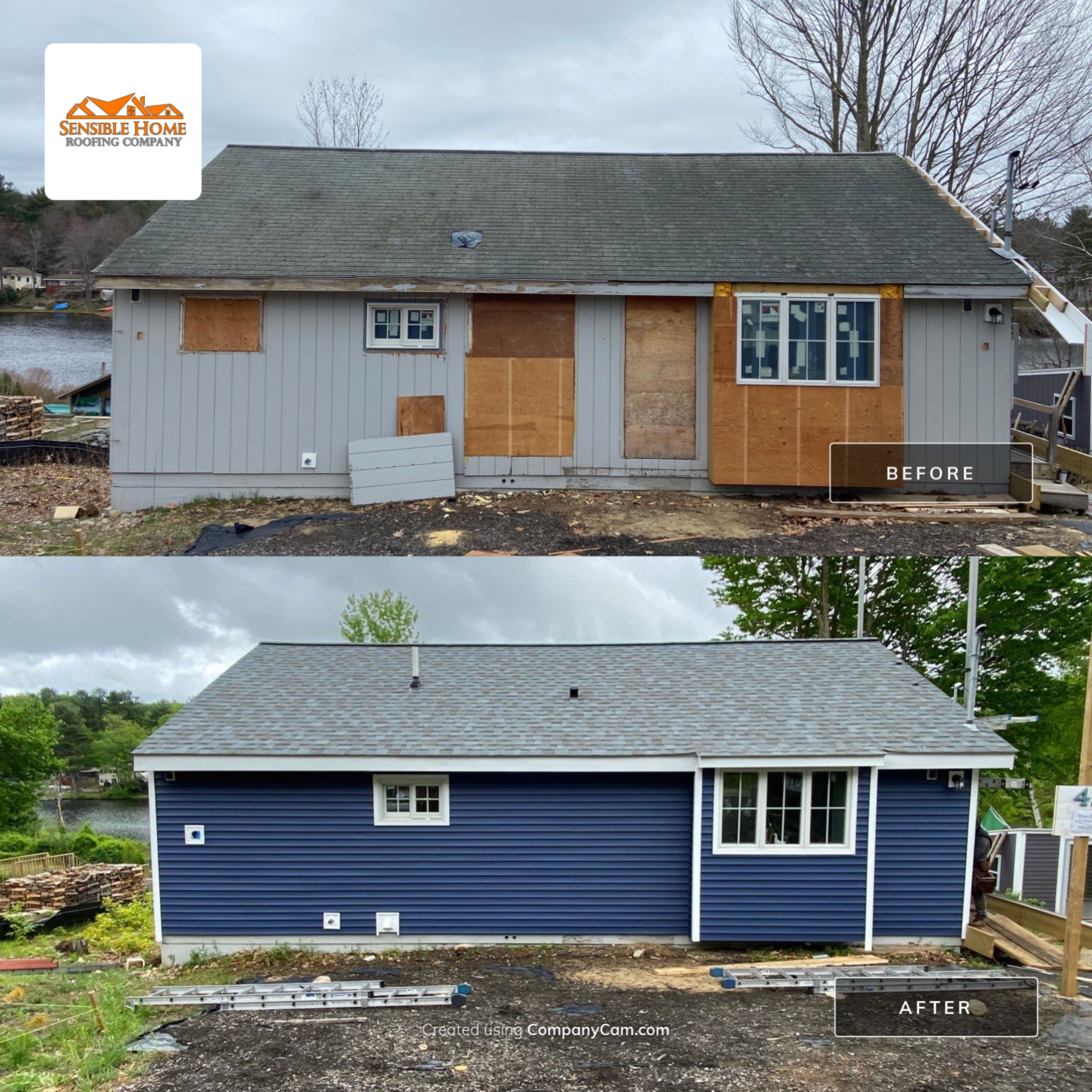 Residential Roofing Installation using Owens Corning TruDefinition by Sensible Home Solutions