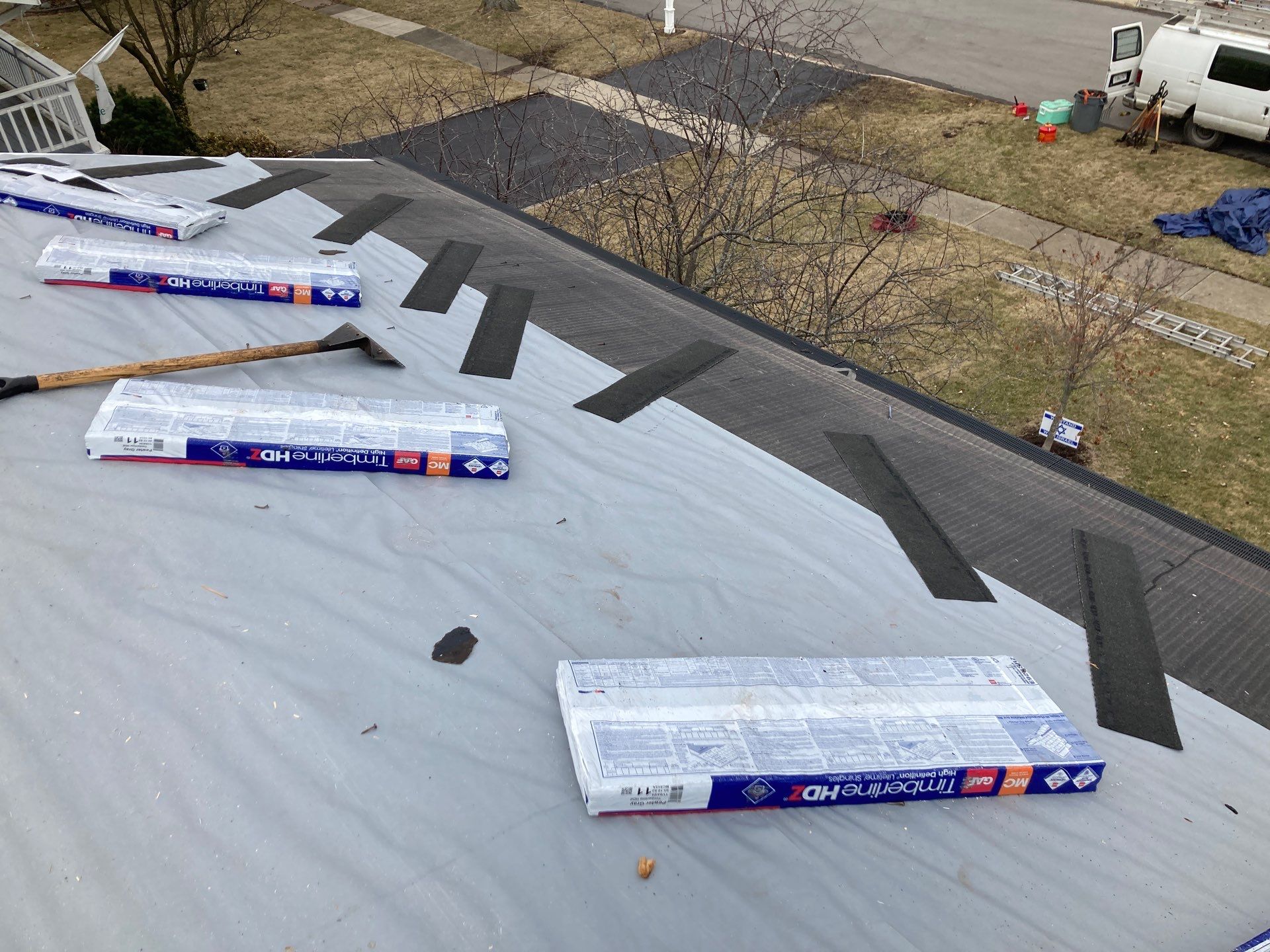 Residential Roofing Installation using GAF Timberline HDZ by Pro Home Services Inc