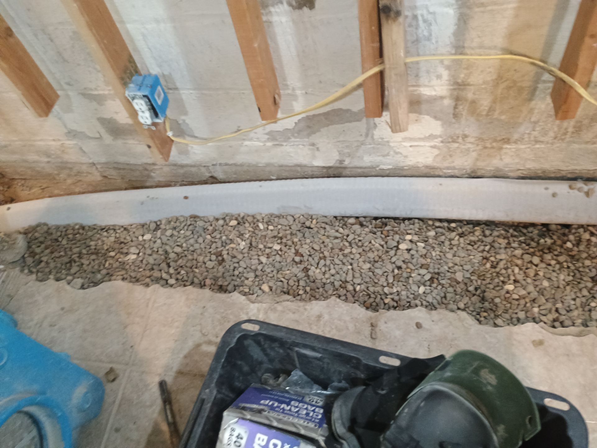 Drain Tile in Minneapolis for Kristen & Taylor by Waterproofing Northeast