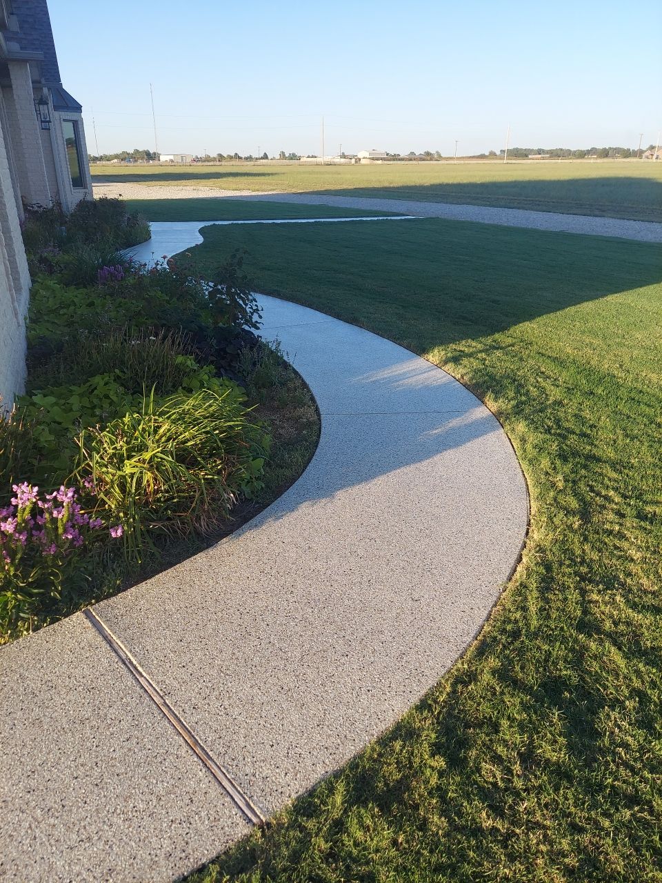 Patio & Sidewalk Coating Install with Driftwood by Copperhead Coatings