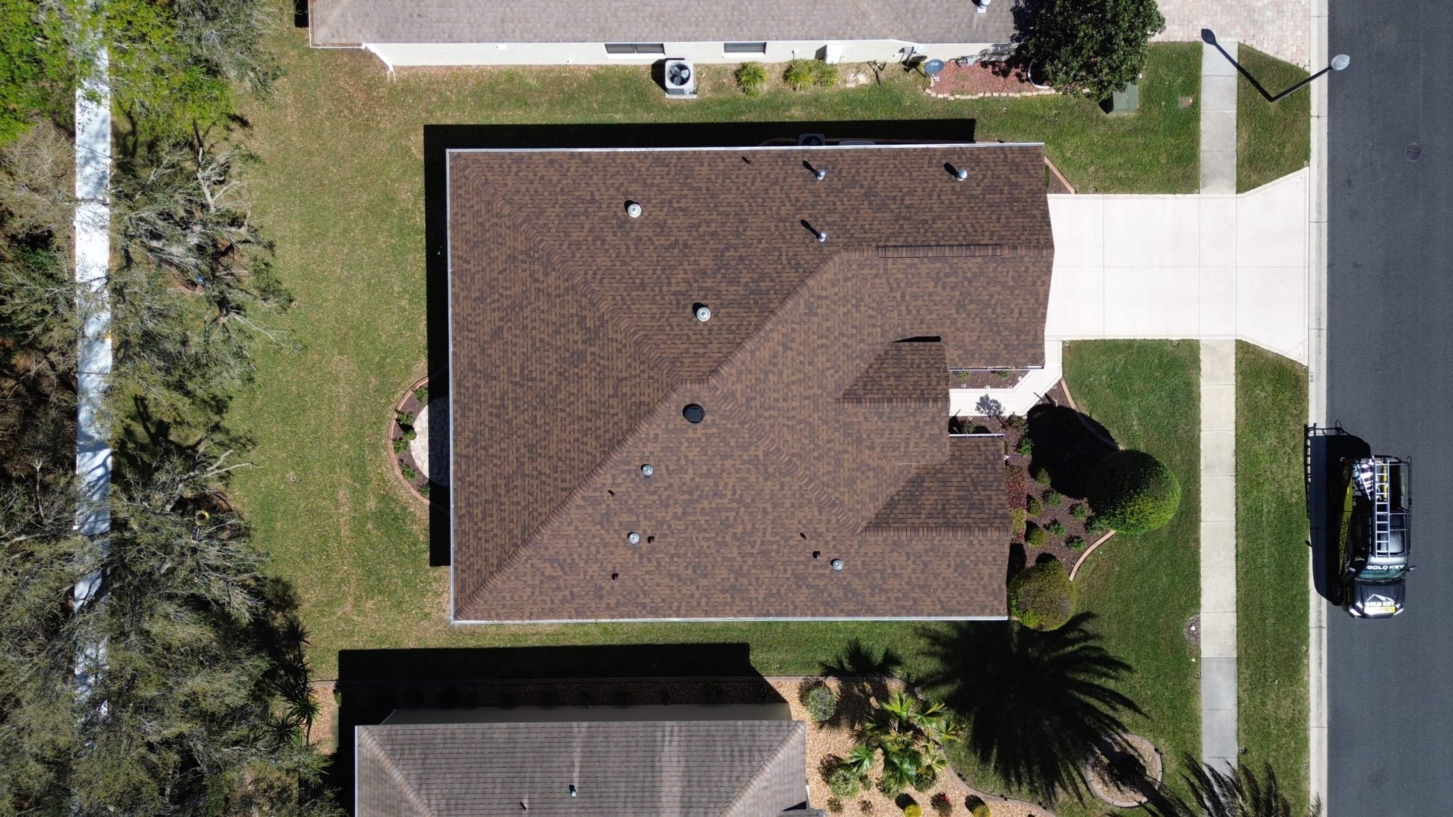 Residential reroof in Ocala FL by Gold Key Roofing