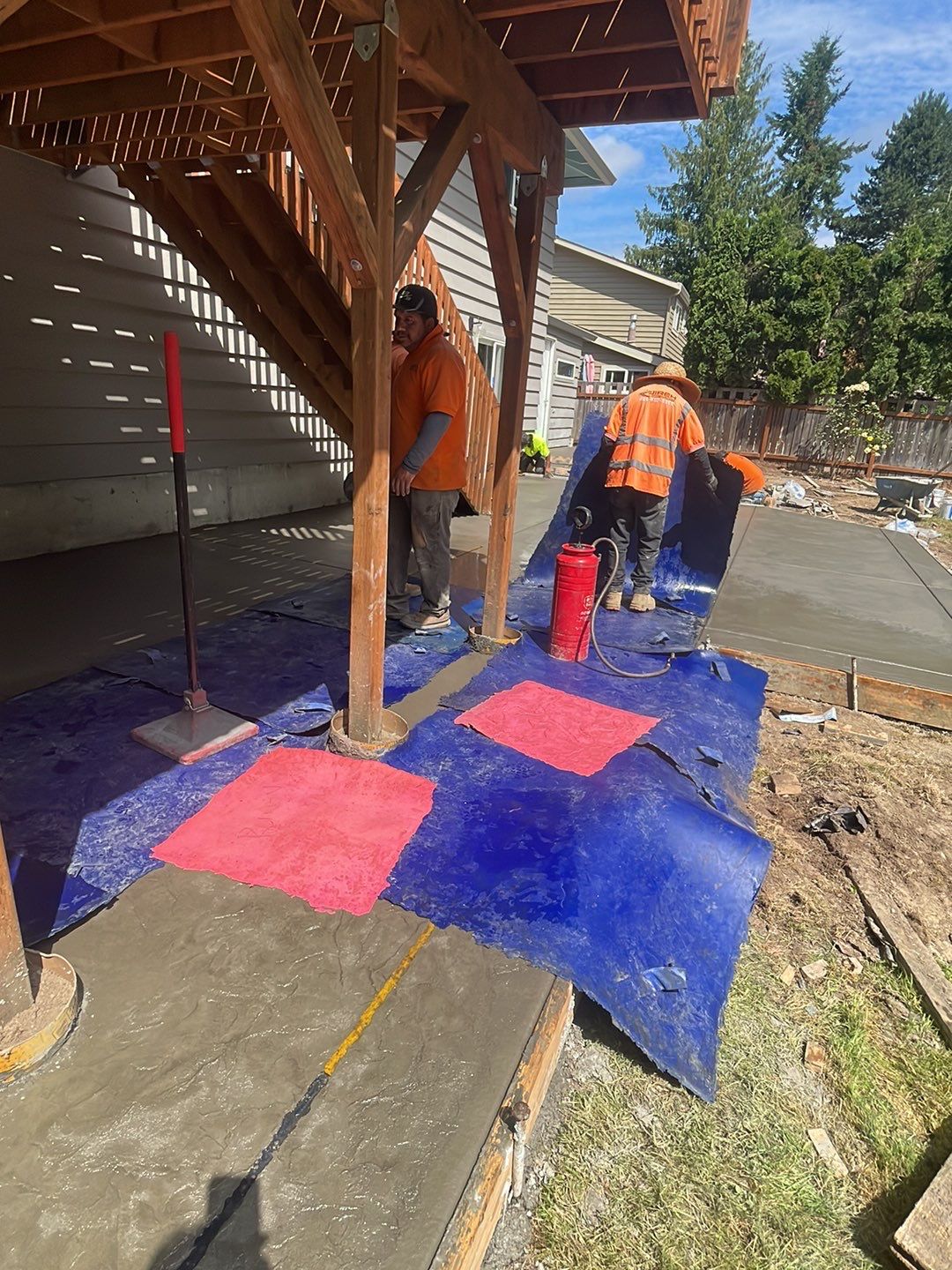 Chris | Stamped Concrete Patio, Walkway & Steps by Jireh Asphalt & Concrete Inc 