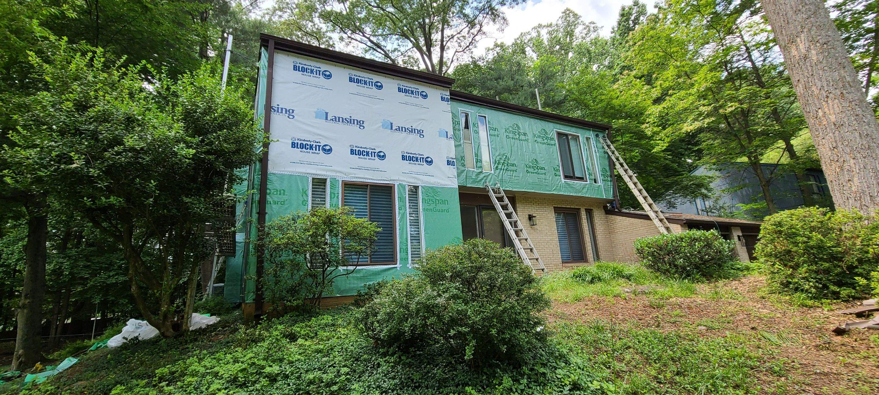 James Hardie Board and Batten Siding and ProVia entry door by Window Depot of Annapolis