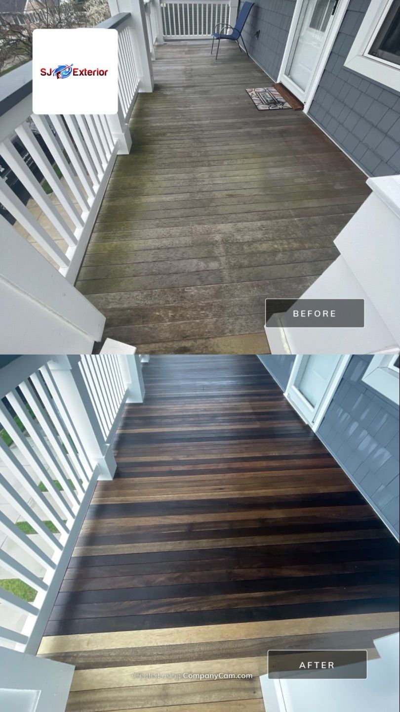Building Wash, Decks, Railings & concrete by SJ Exterior