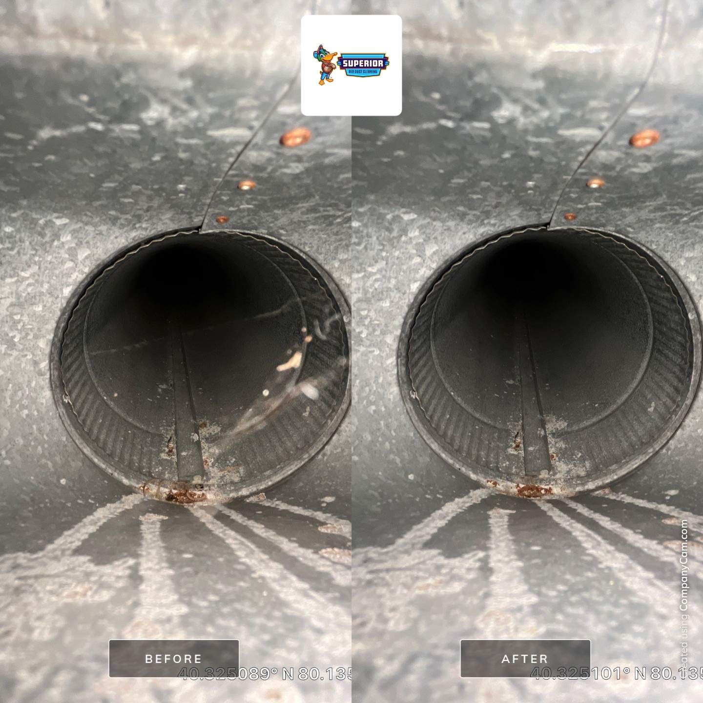Air Duct Cleaning With a Vacuum Truck in Bridgeville, PA by Superior Air Duct Cleaning
