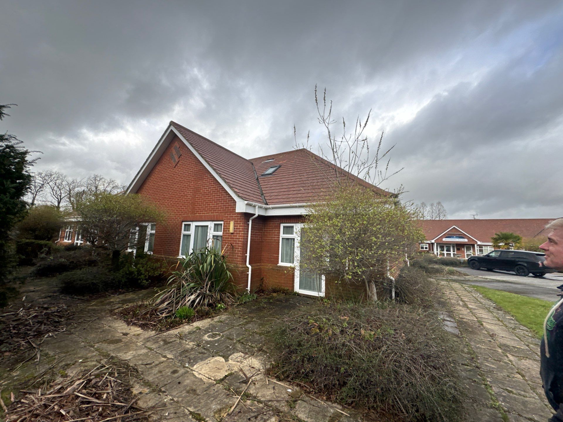 Large Care Home Roof Clean using Mosmatic FSC and Biocide by Ges Exterior Cleaning ltd