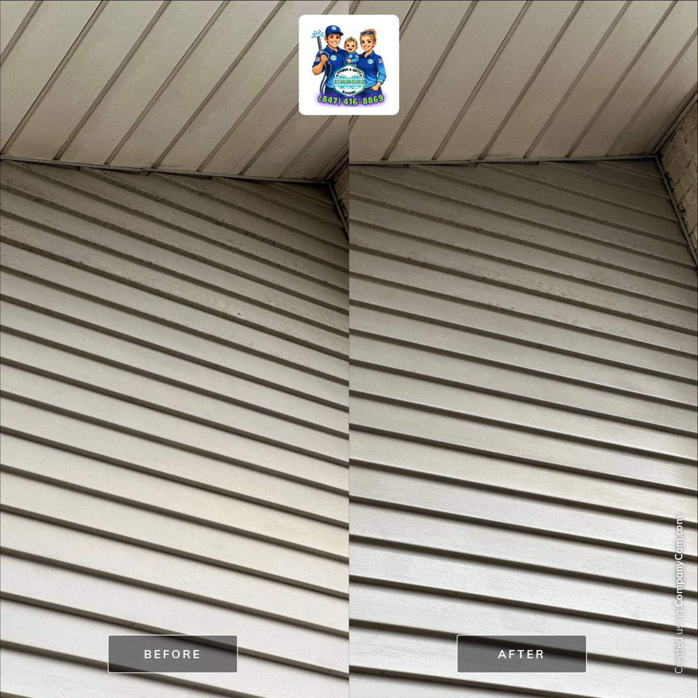 Project in Hinsdale by Simmons Power & Soft Washing