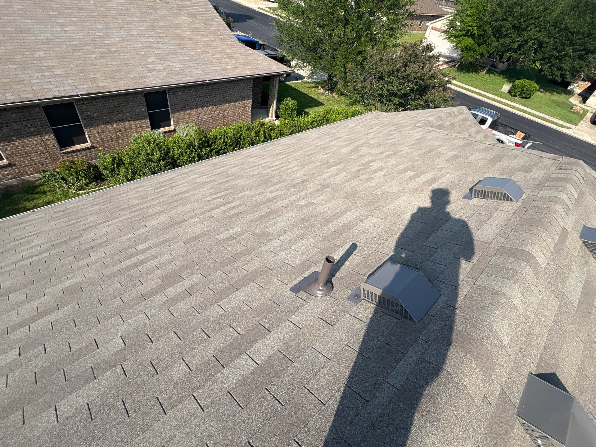 Roof Replacement in Hutto, TX | Owens Corning Driftwood Shingles by Kstylez Roofing & Construction
