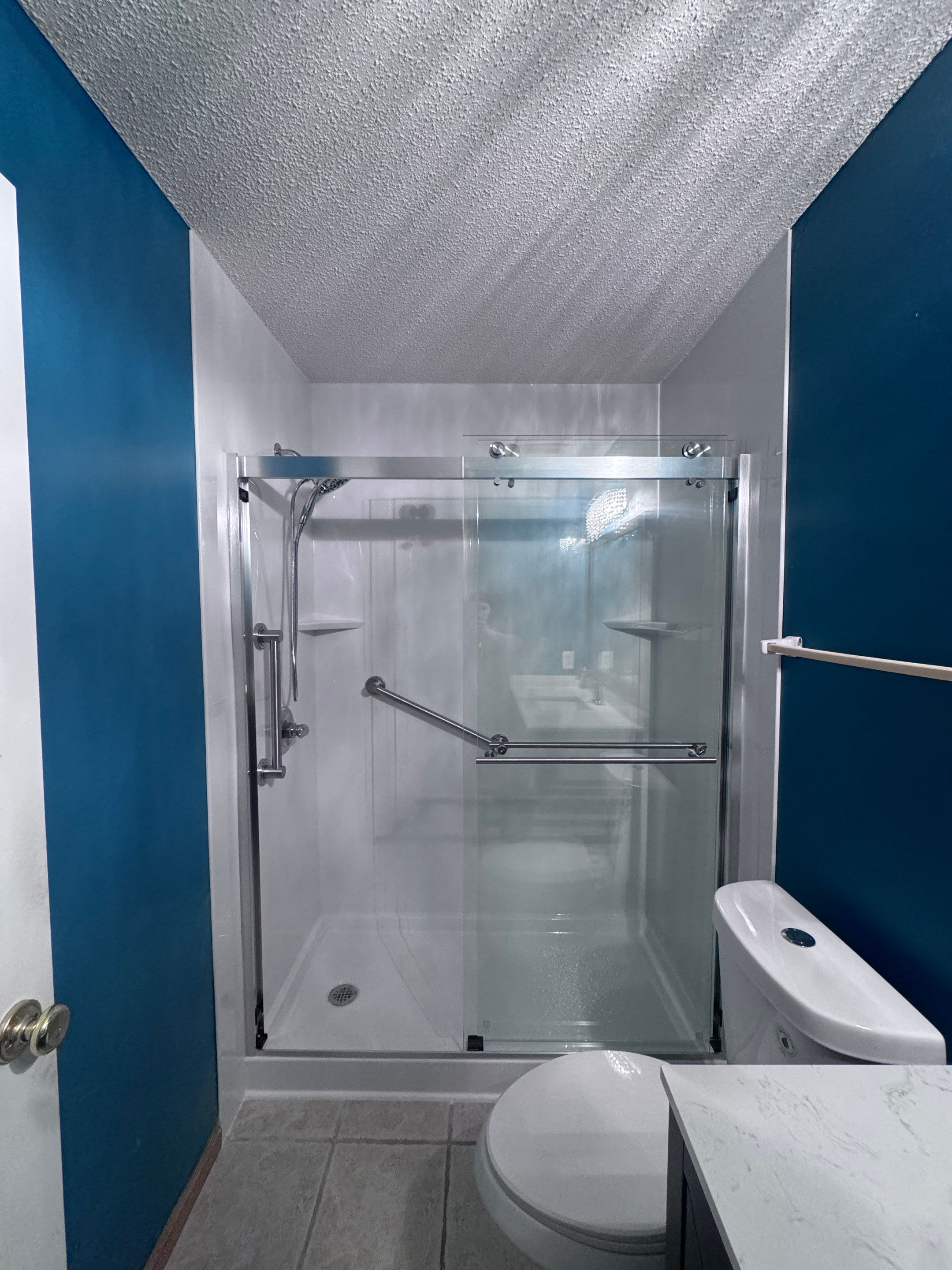 Acrylic Walk-in Shower Project in Eagan, MN by Forever Fortified