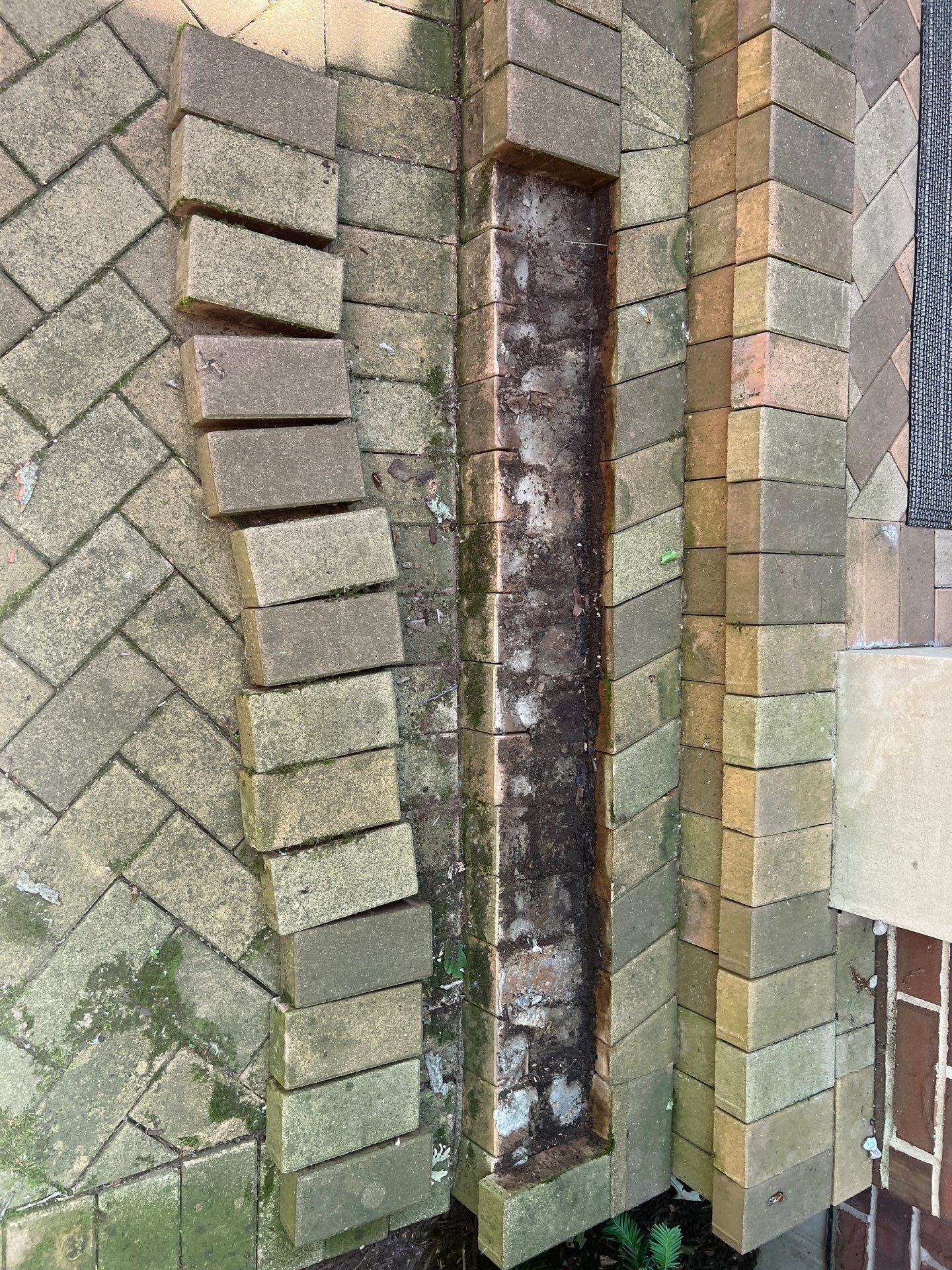 brick paver repair  using Structure bond Techniseal by Northern Power Washing LLC.