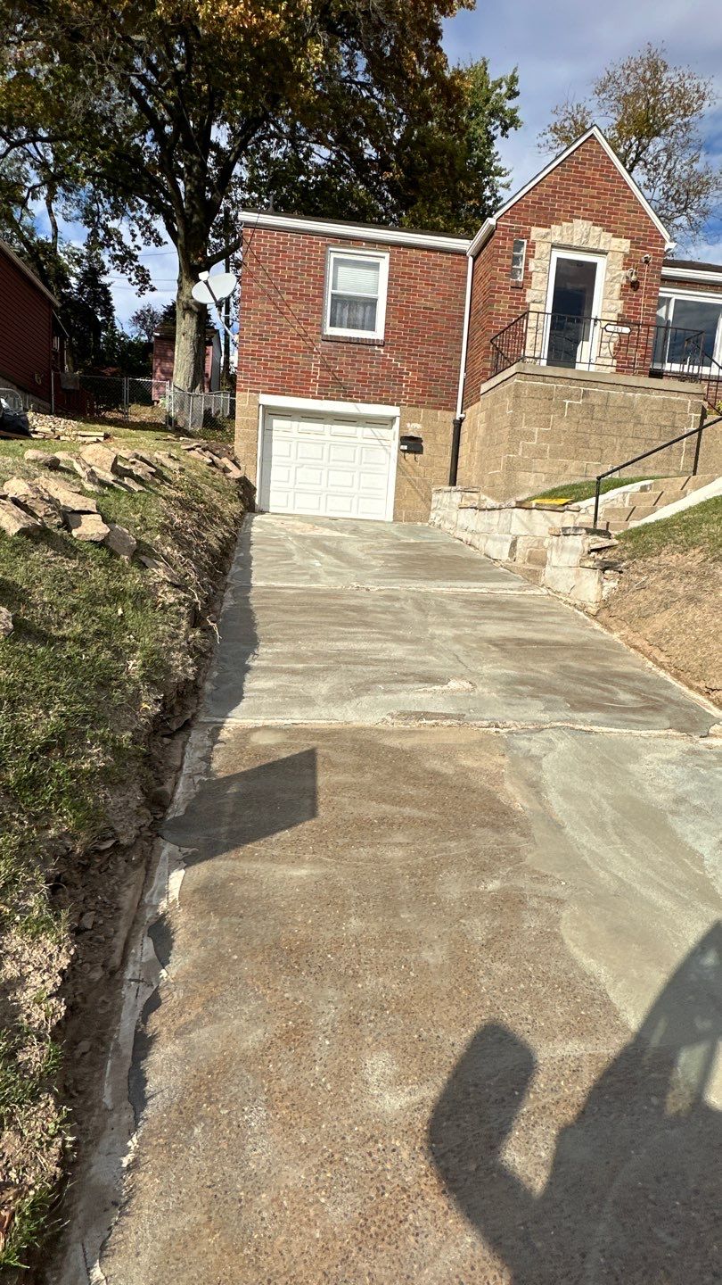 Driveway Project in Pittsburgh by Floors in a Day, Inc