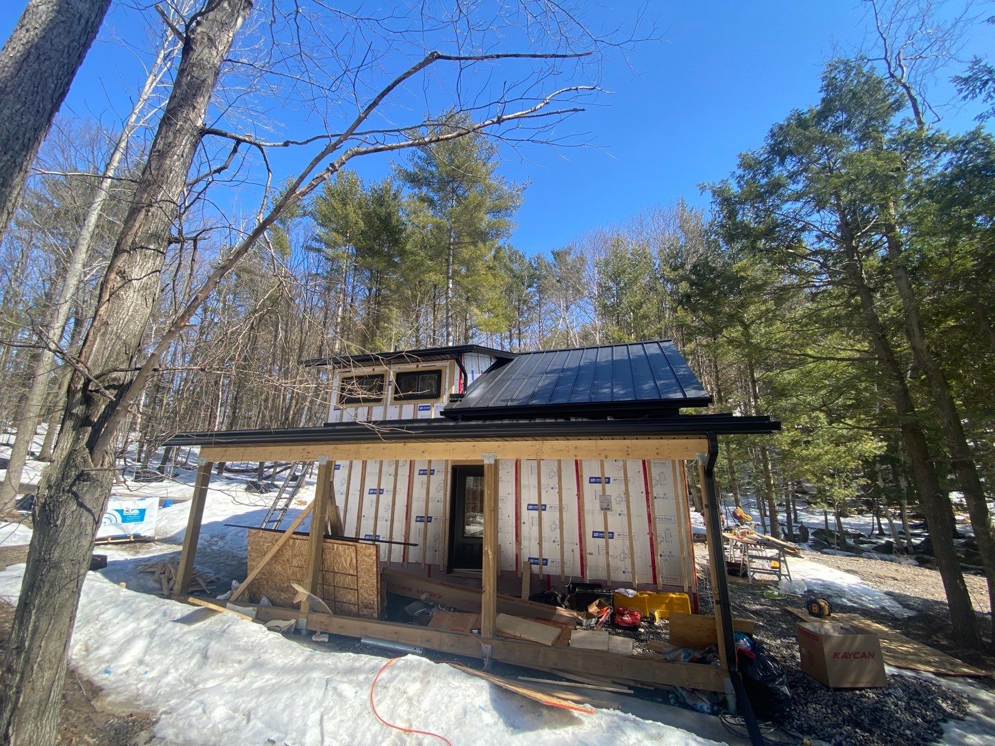 New Home Construction using 16" Standing Seam Panels by Jay Carter Roofing & Sheet Metal