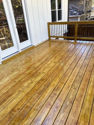 Wood Deck using Wood Sealant