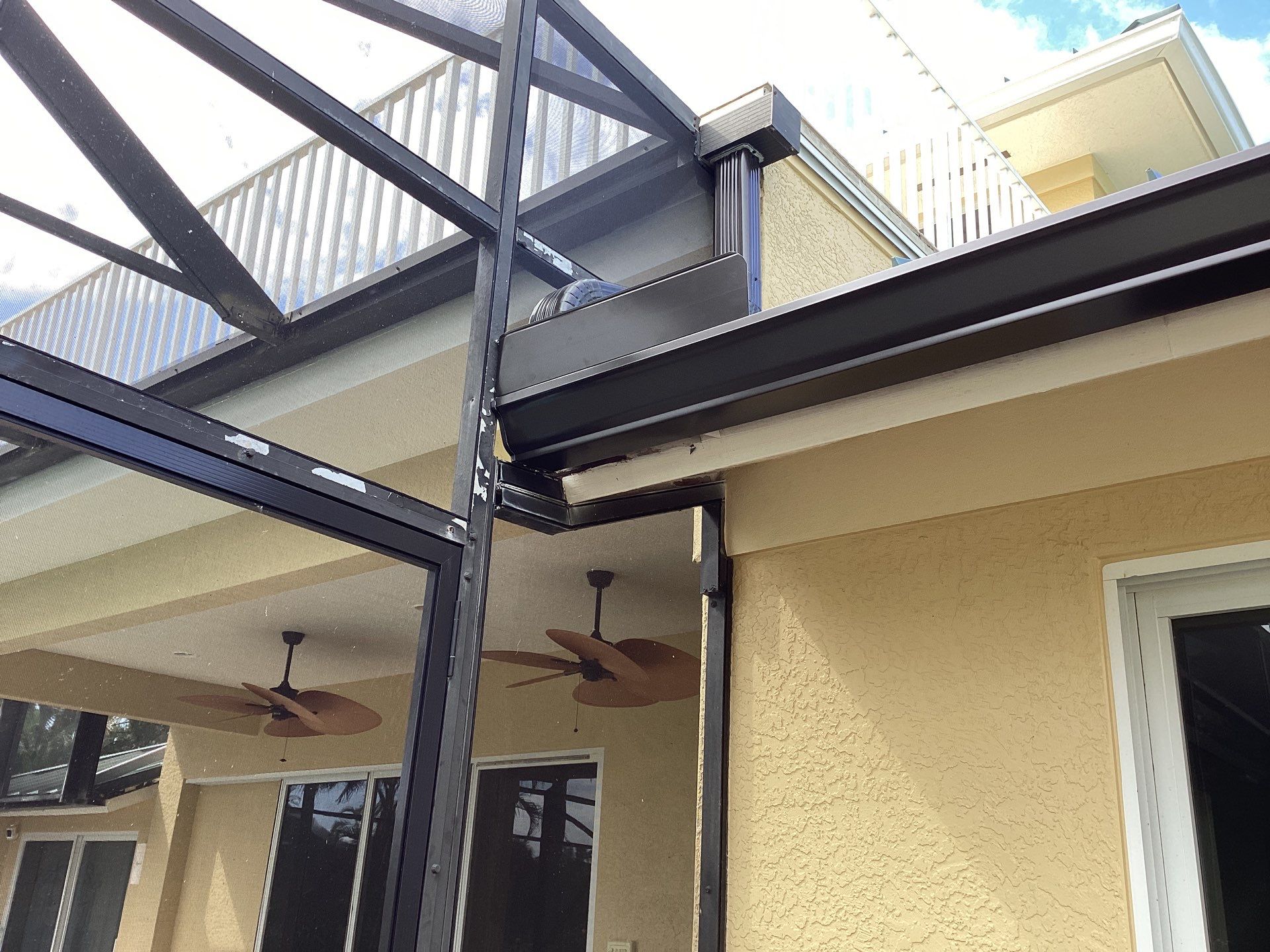 Full Gutter System Installation in Sanibel FL by Gutter Professors