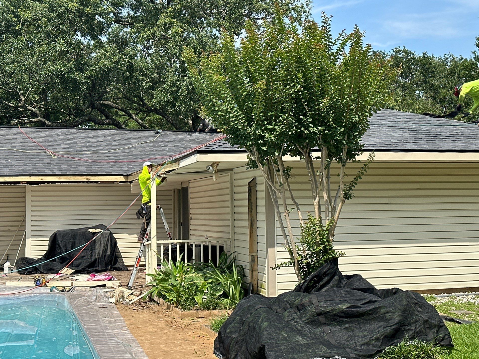 Project in Houston by Motion Roofing