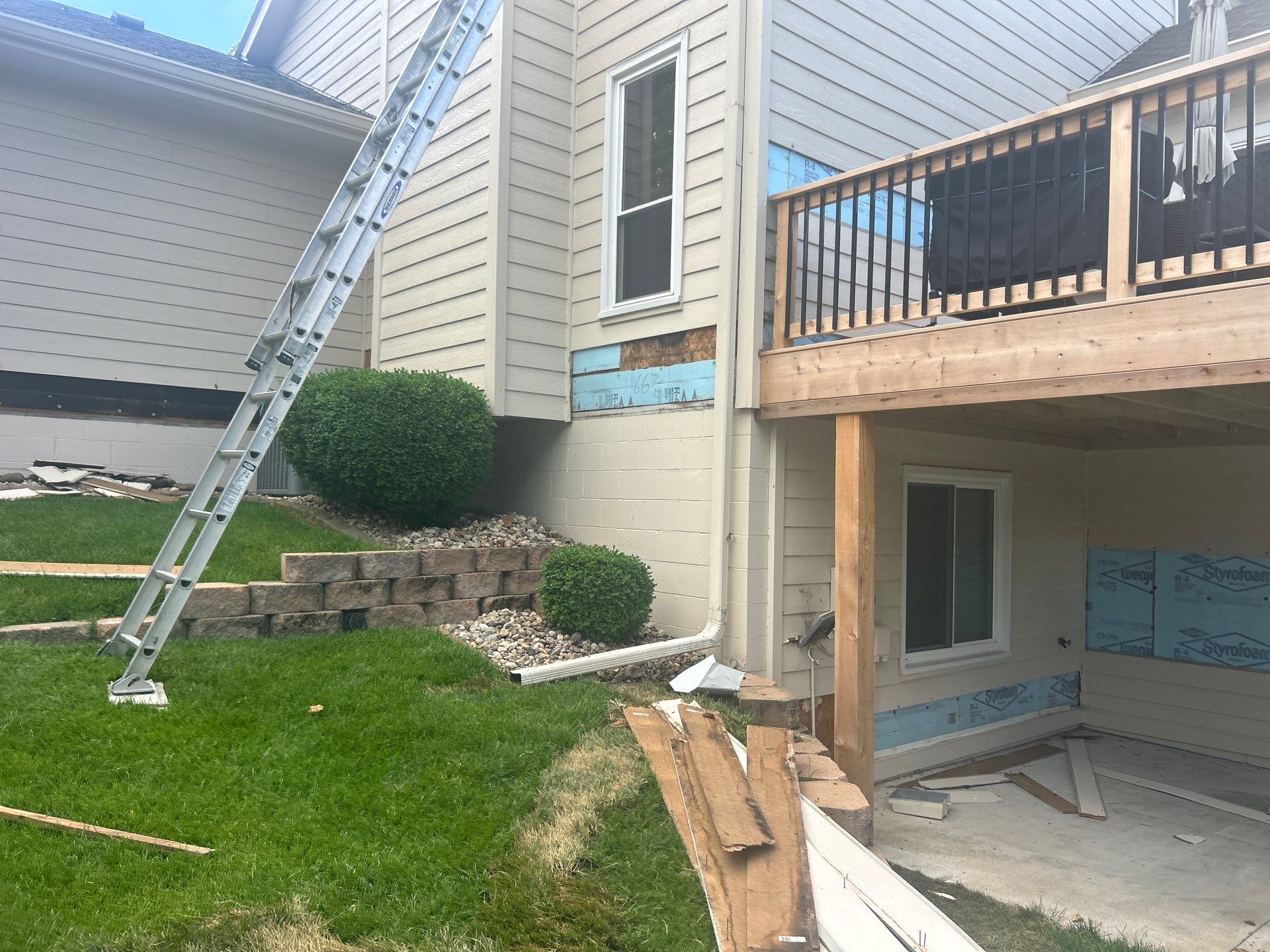Targeted Exterior Siding and Cedar Trim Replacement in Omaha by Carps Complete Exteriors 
