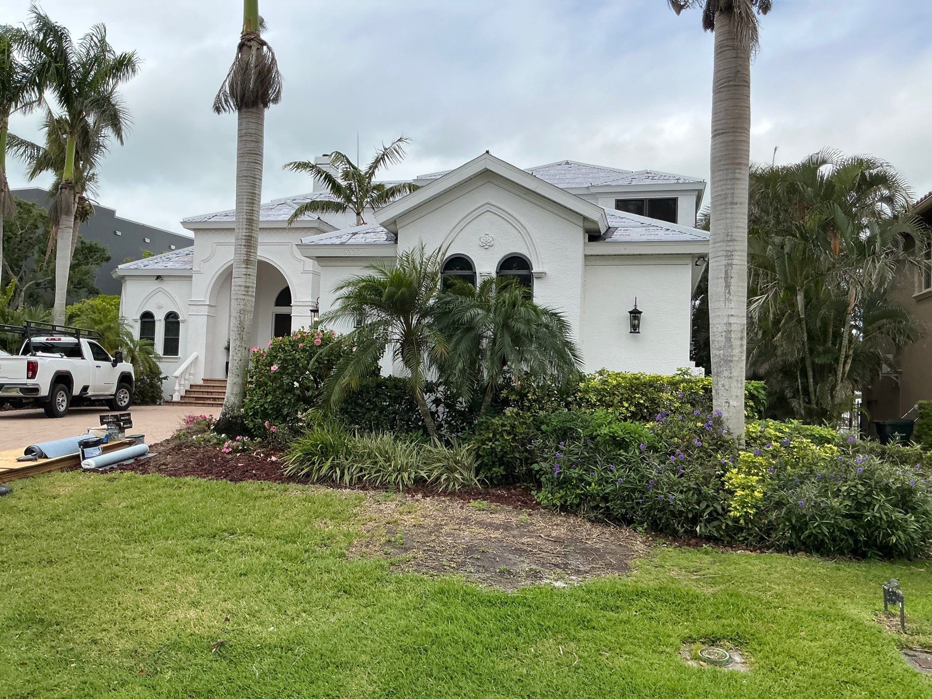 Custom Downspouts with Splash Guards in Sarasota FL by Gutter Professors