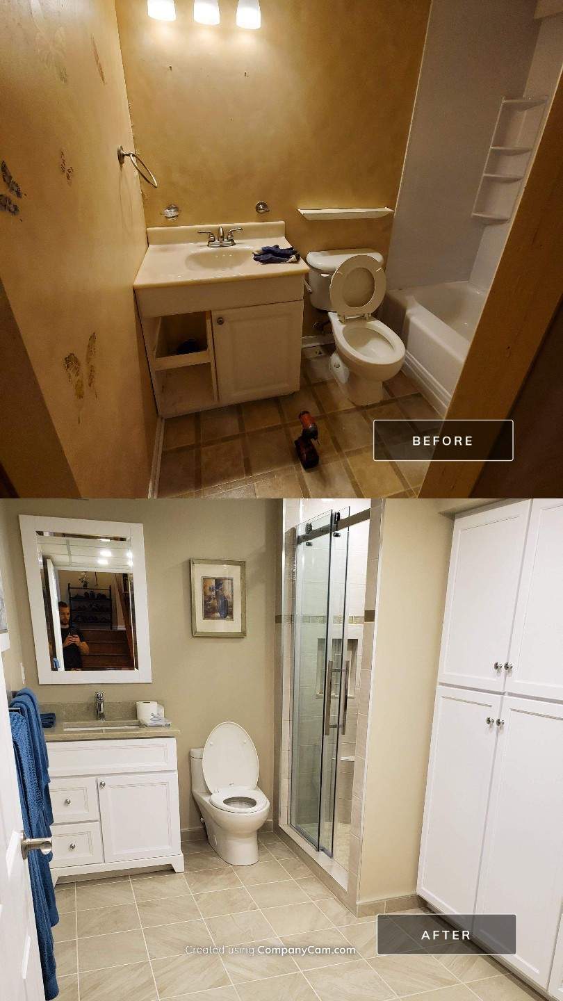 Bathroom Renovation by Impact Construction Sudbury