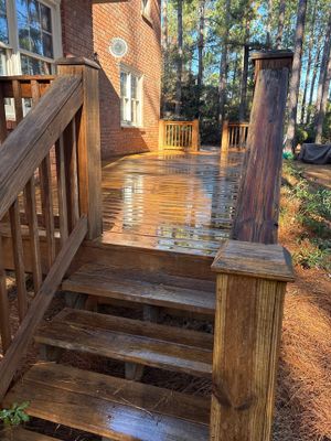 Wood Deck using Wood Sealant