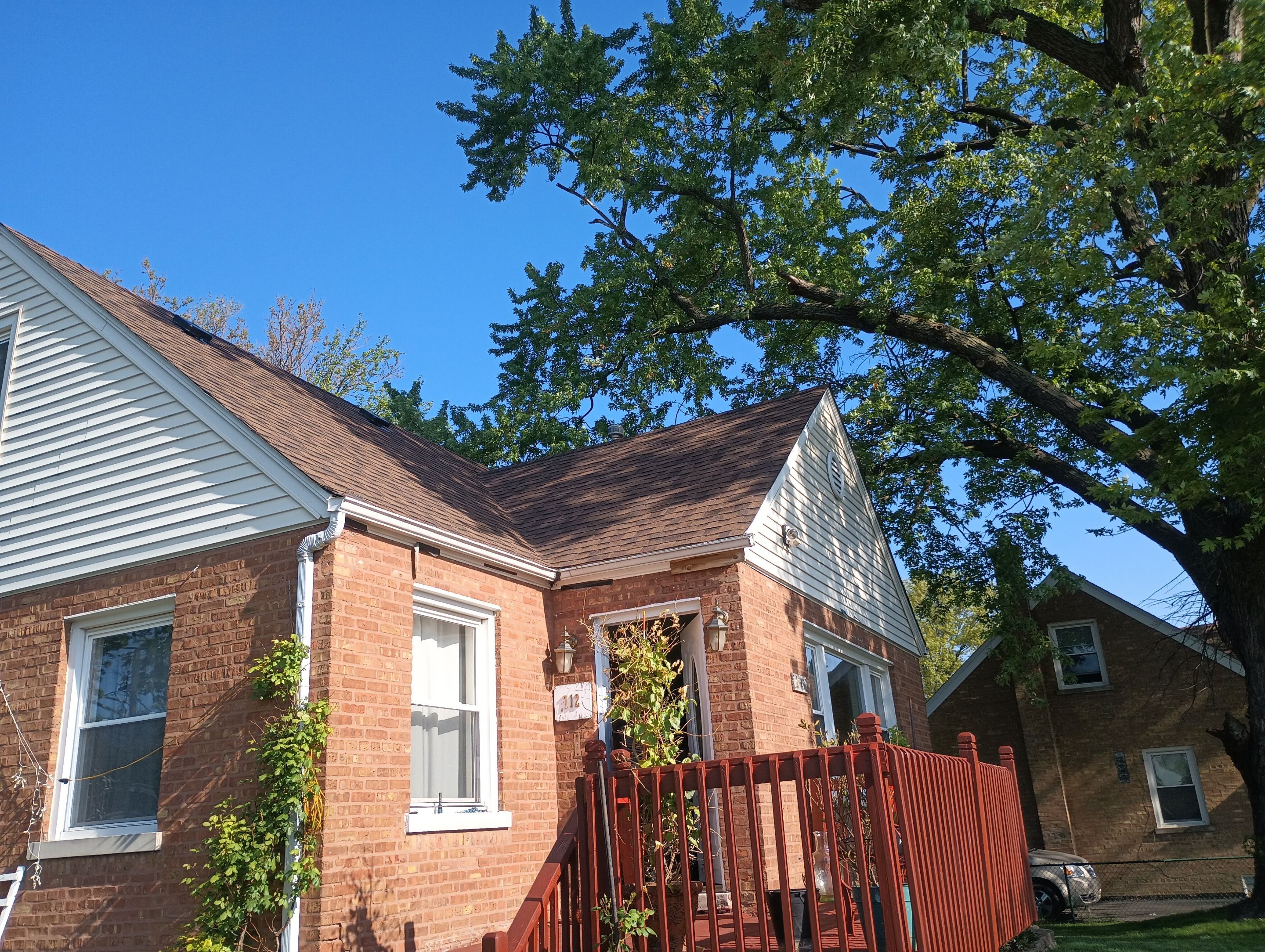 Roof replacement and interior repair by wind damage by Just Brilliant Restoration JBR