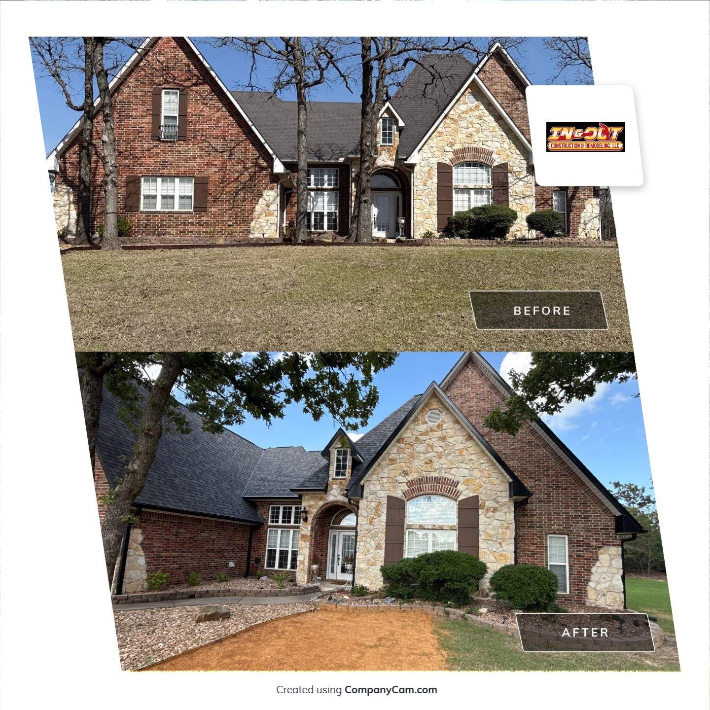 Roof replacement w/code upgrades all paid by Insurance. by In & Out Construction & Remodeling, LLC