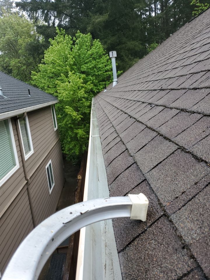 Gutter Clean using Moderate Pressure by Willamette Outdoor Wash LLC