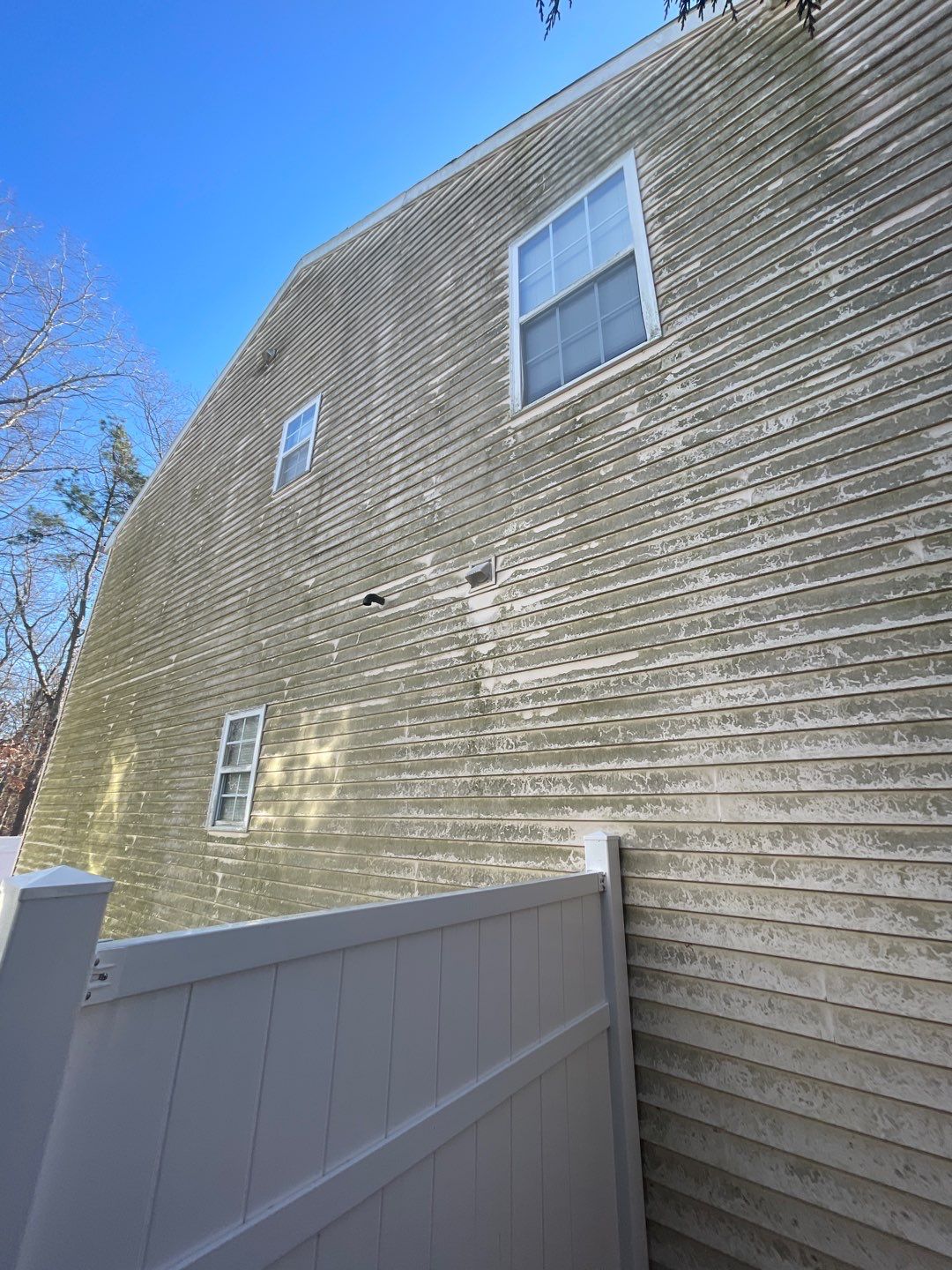 Residential Cleaning using House SoftWash by SJ Exterior
