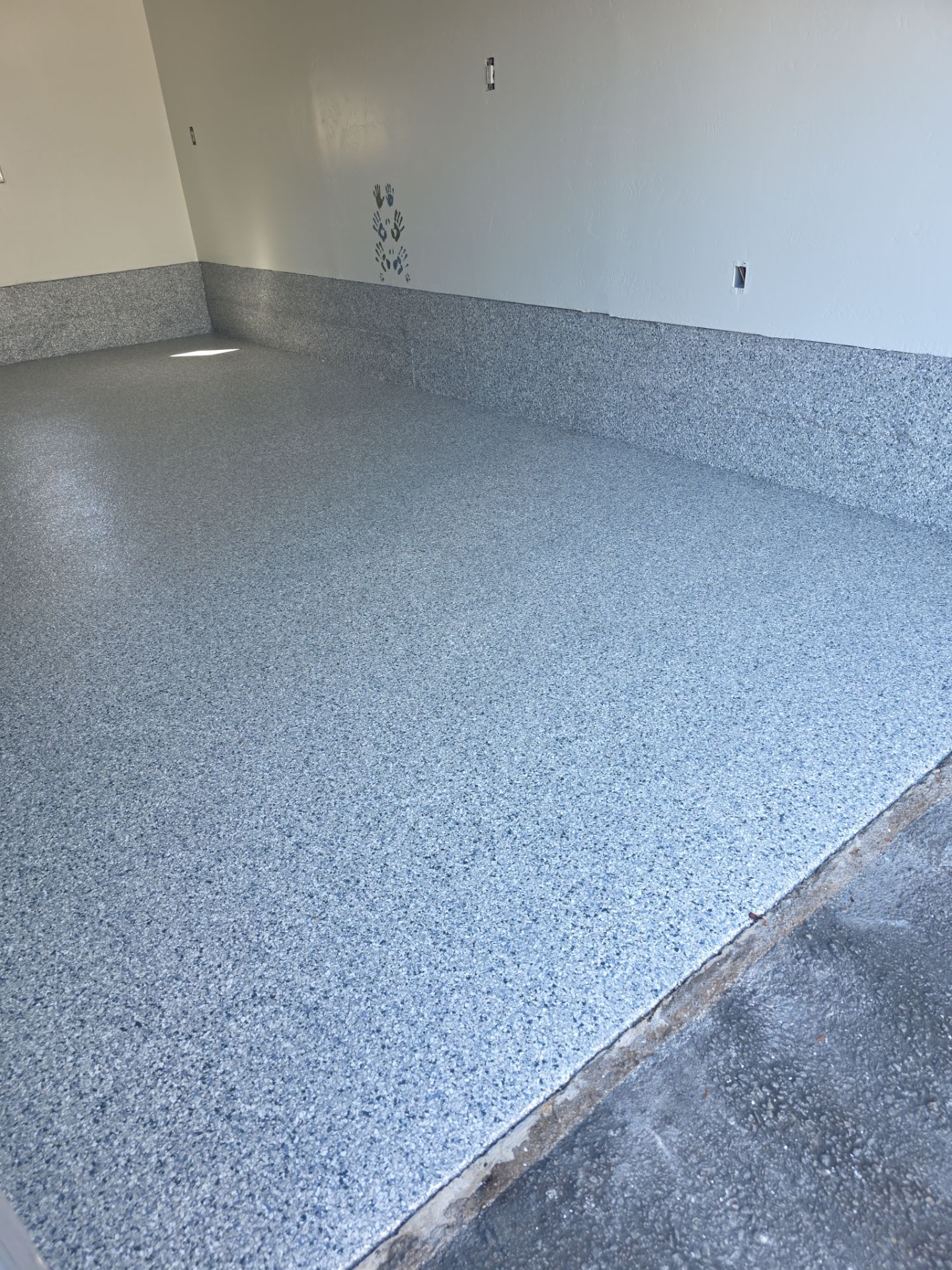 Morro Bay Garage Floor Coating with Simiron Decorative Chips