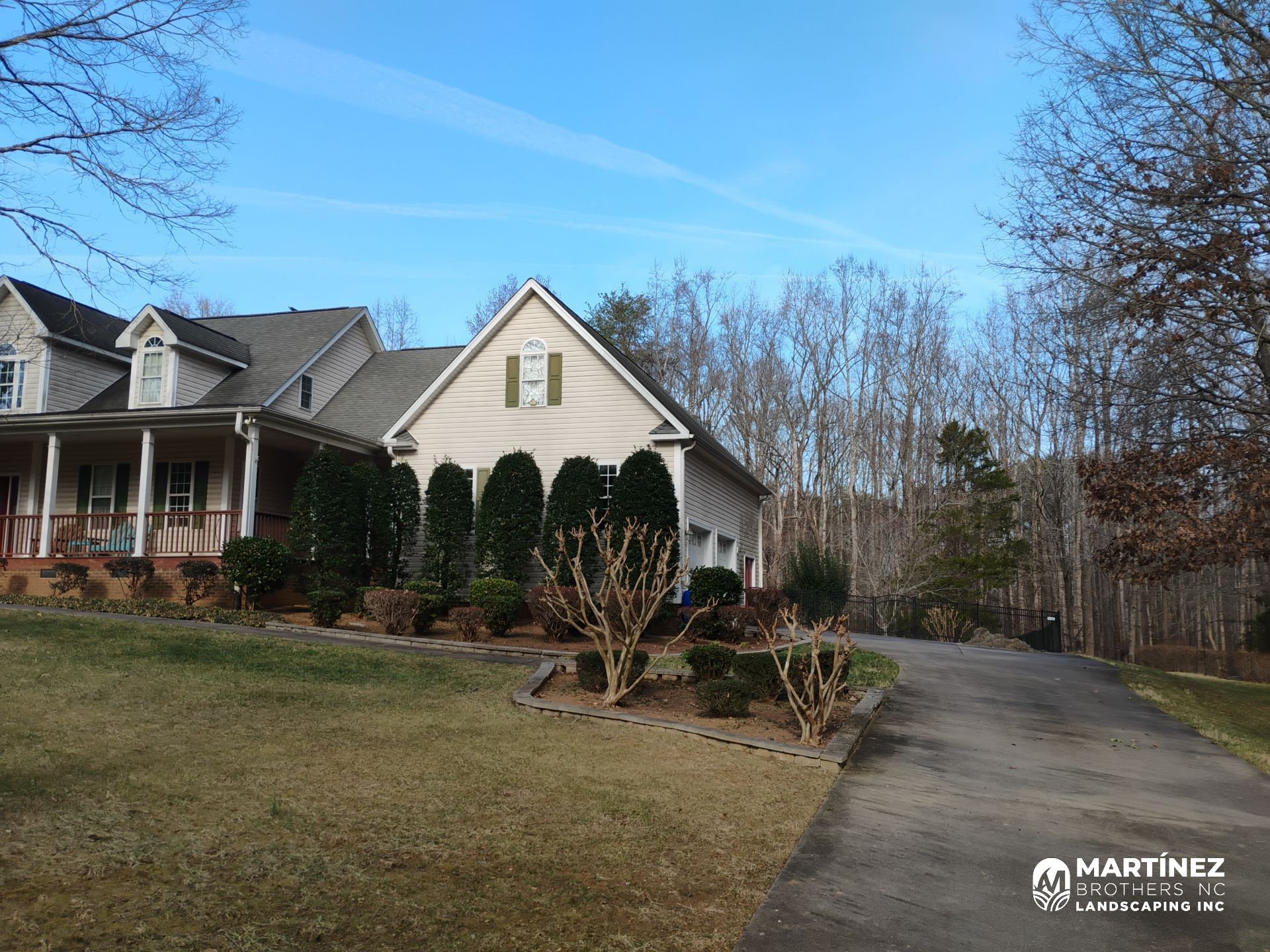 Yard maintenance in Rougemont by Martinez Brother’s Nc Landscaping Inc
