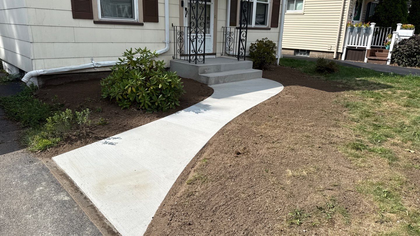 Broom Finish Porch and Walkway  by NG Masonry & Construction LLC