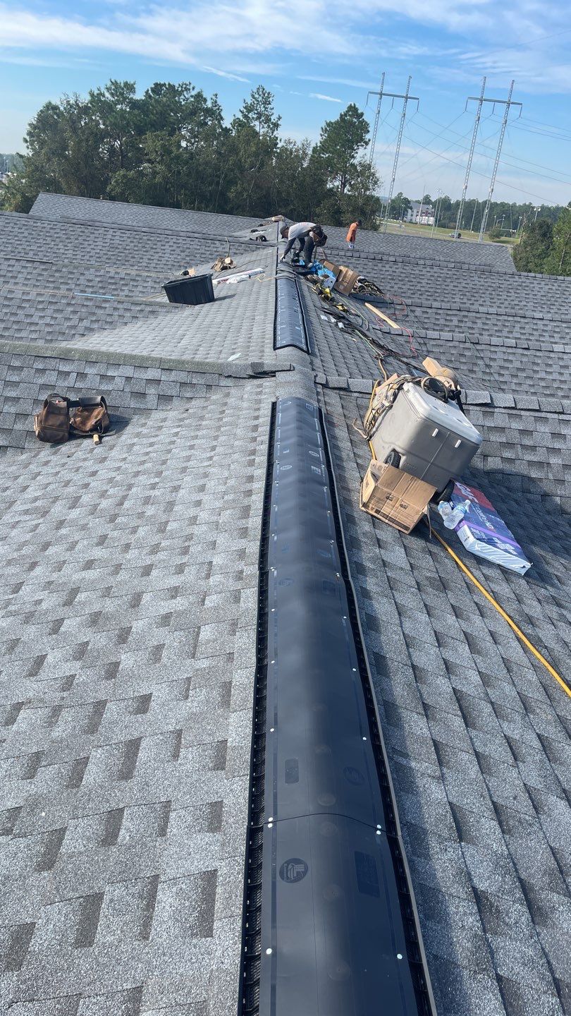 Commercial Roofing Installation using Roof Replacement by American Roofing & Construction LLC
