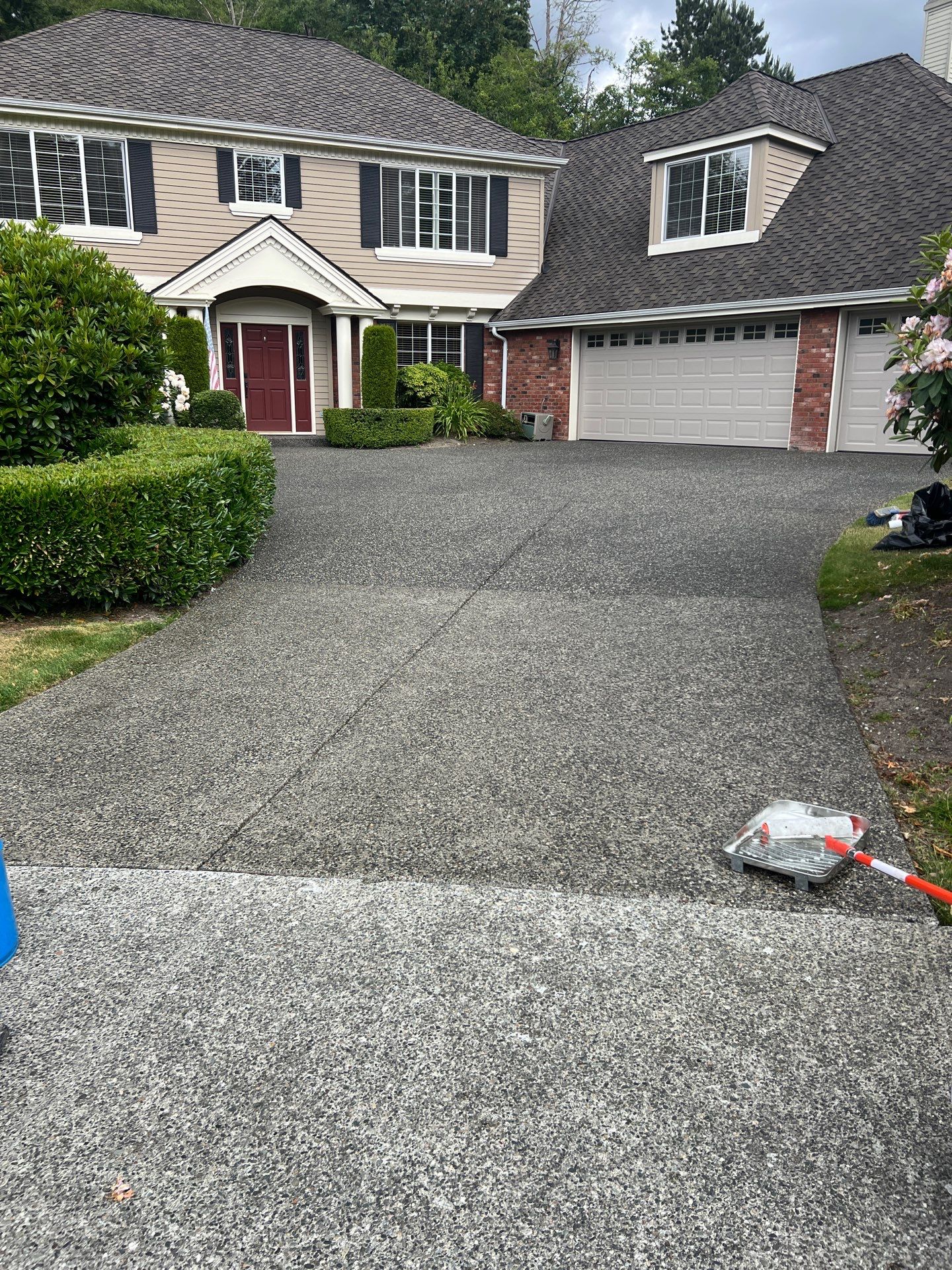 Concrete Driveway Patch Repair & Sealer | Mukilteo  by Jireh Asphalt & Concrete Inc 