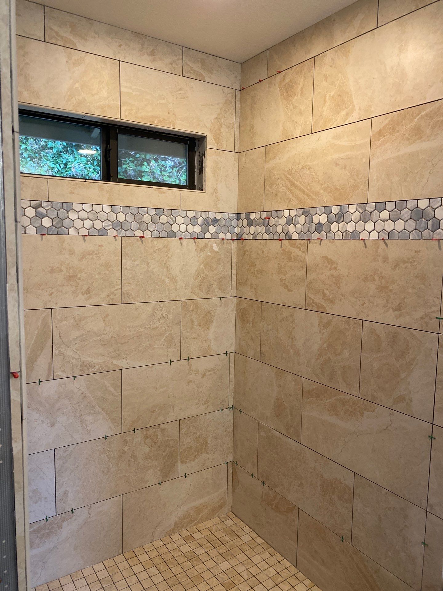 Tile Shower and Bathroom remodel  by Footprints Floors South Sacramento