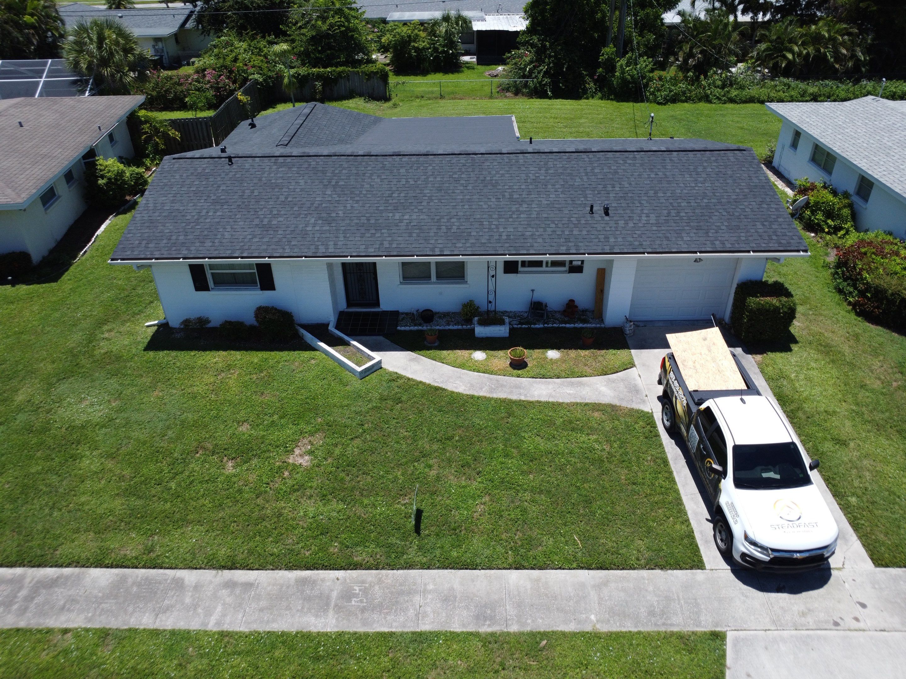 Roof Replacement in Sarasota, FL. by Steadfast Roofing