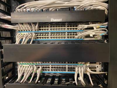 Structured cabling installation by CimaSolutions