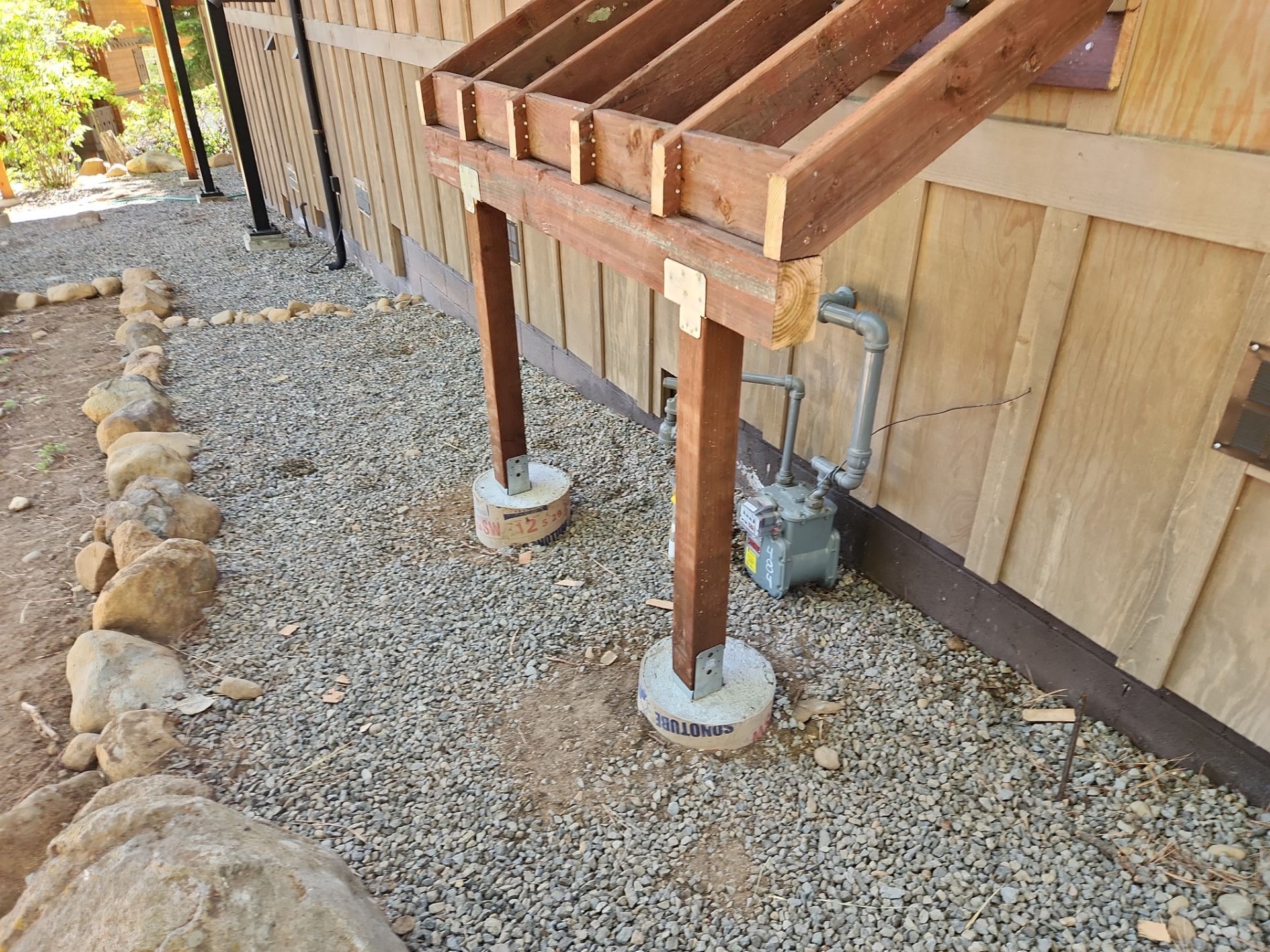 Gas Meter Shed/Walkway Remediation by The Tahoe Tradesman