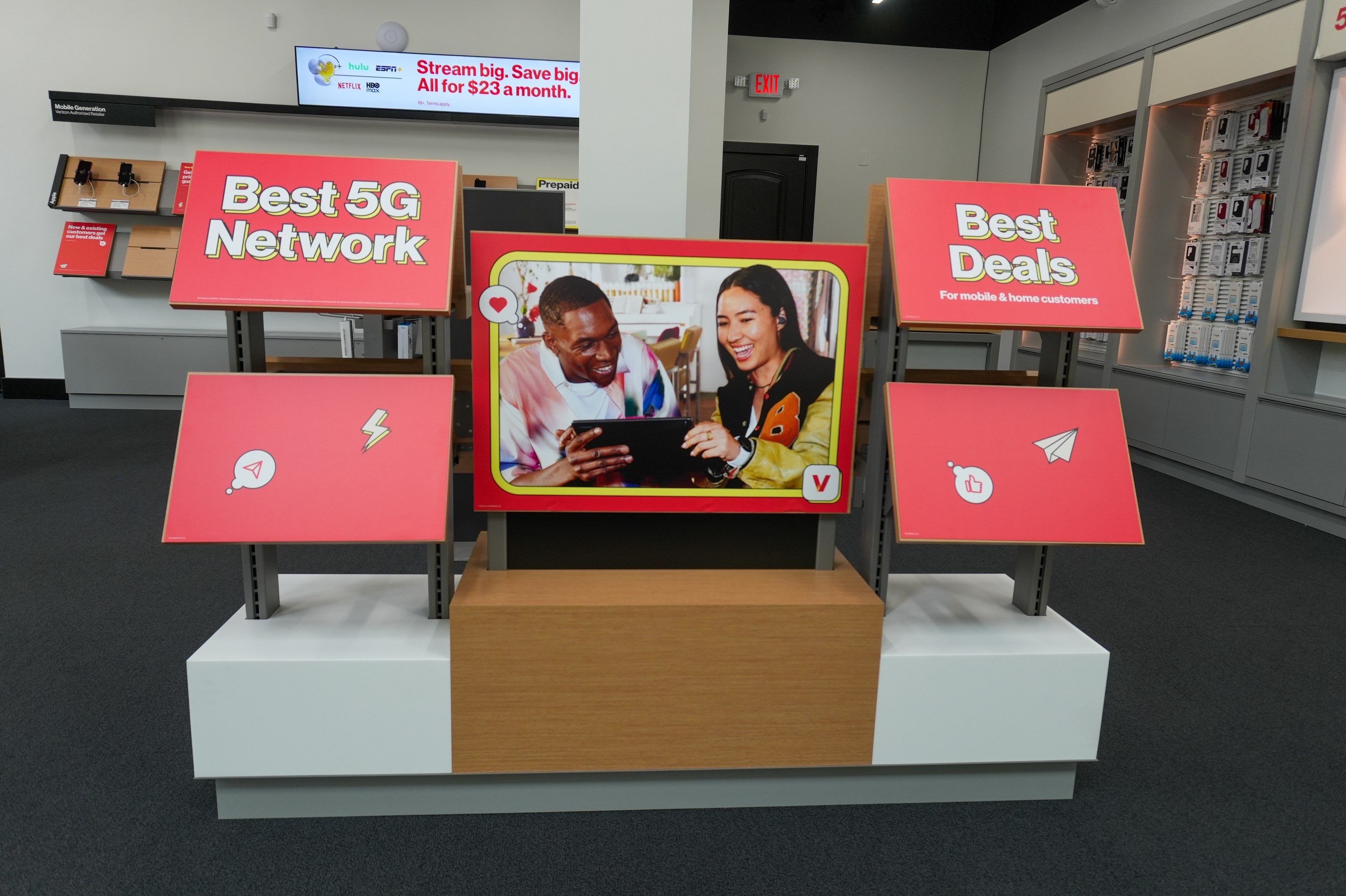 Commercial Retail Build Out for Verizon Mobile in Atlanta by Mark Allan Contracting