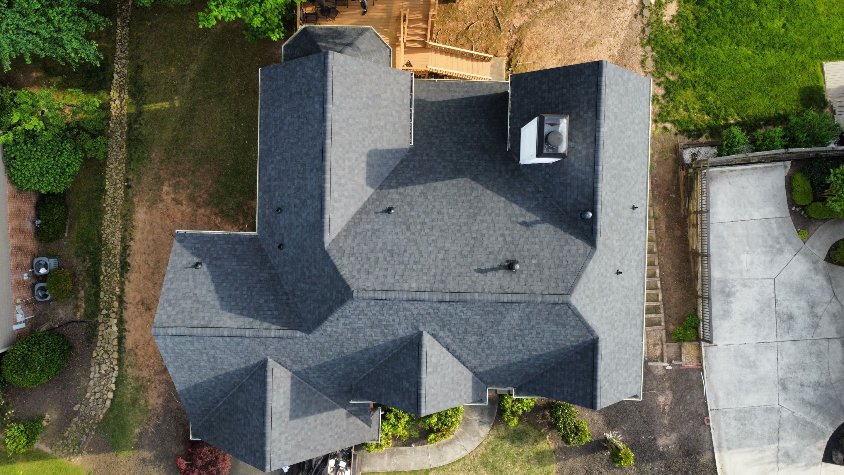 Alpharetta, GA Roof Replacement CertainTeed Landmark Pro Charcoal Black by Reset Roofing