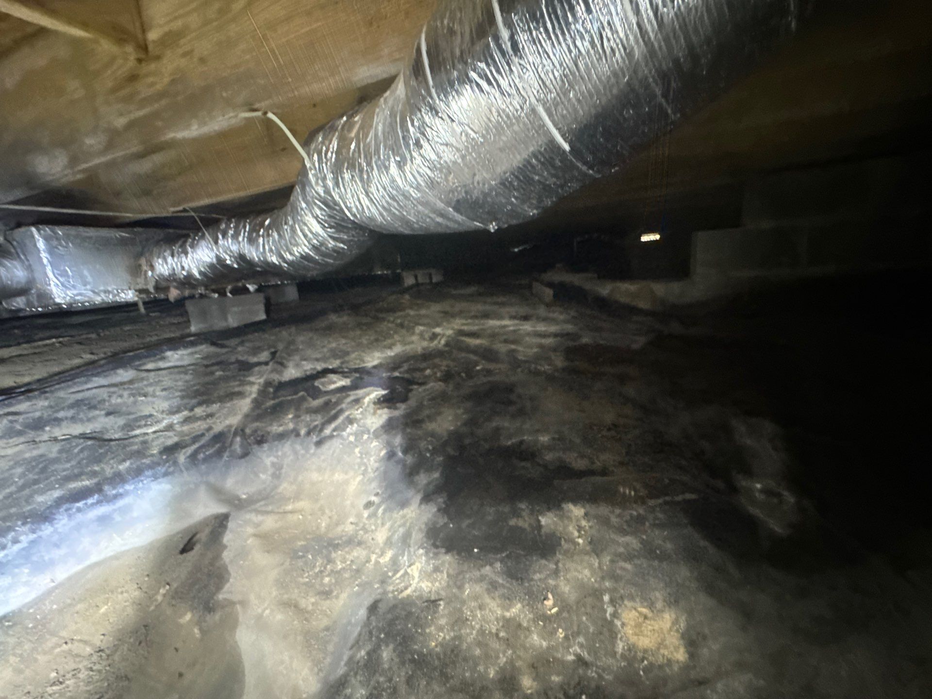 Project in Carrsville by Patriot Crawl Space Repairs