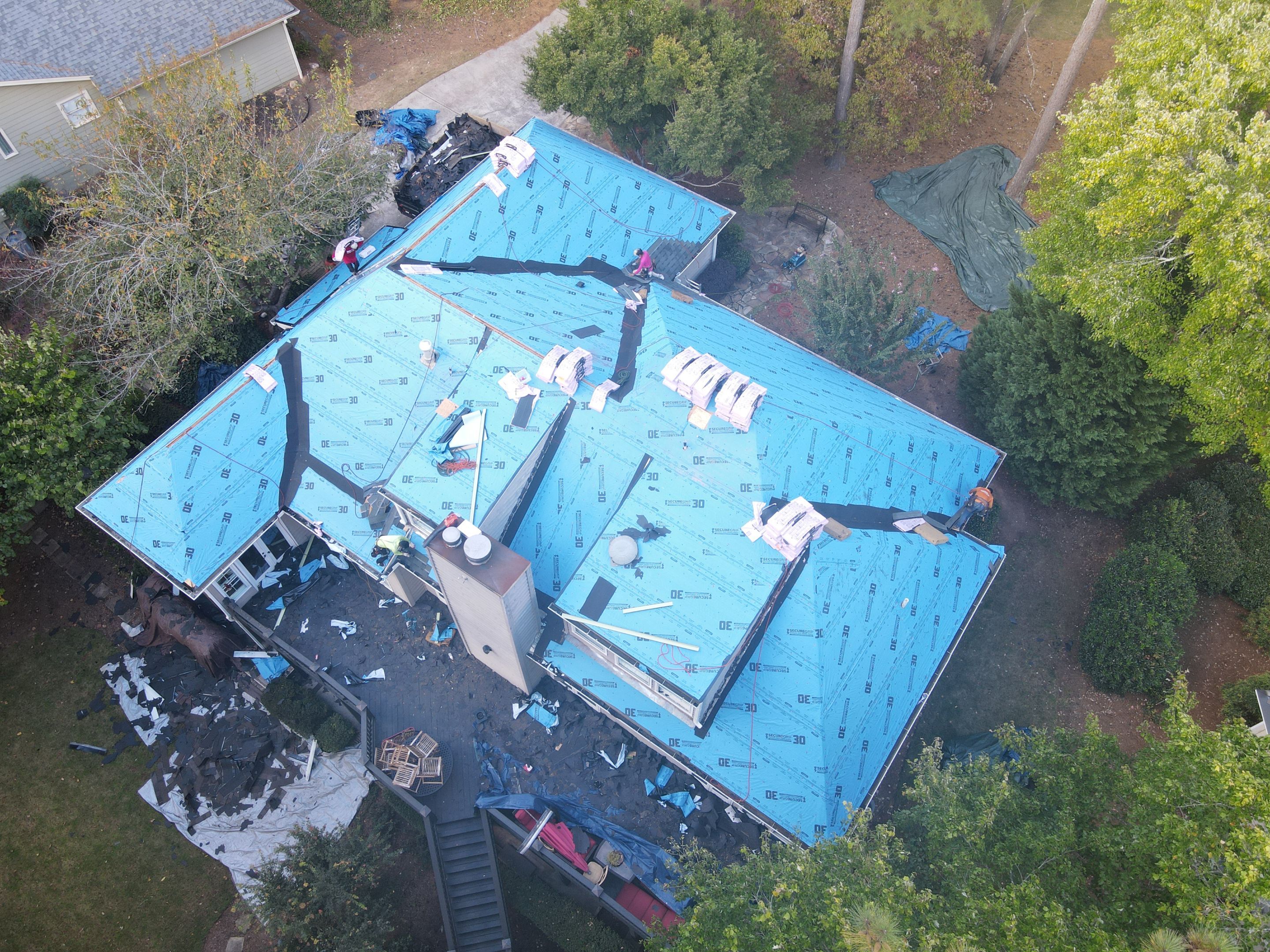 Residential Roofing Installation using Owens Corning by Inspector Roofing and Restoration