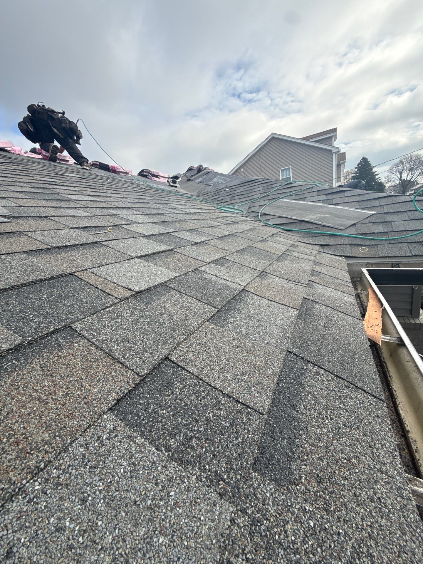 Full Roof Replacement in Revere, MA – Owens Corning Duration, Slatestone Gray by JOHNNYS PRO