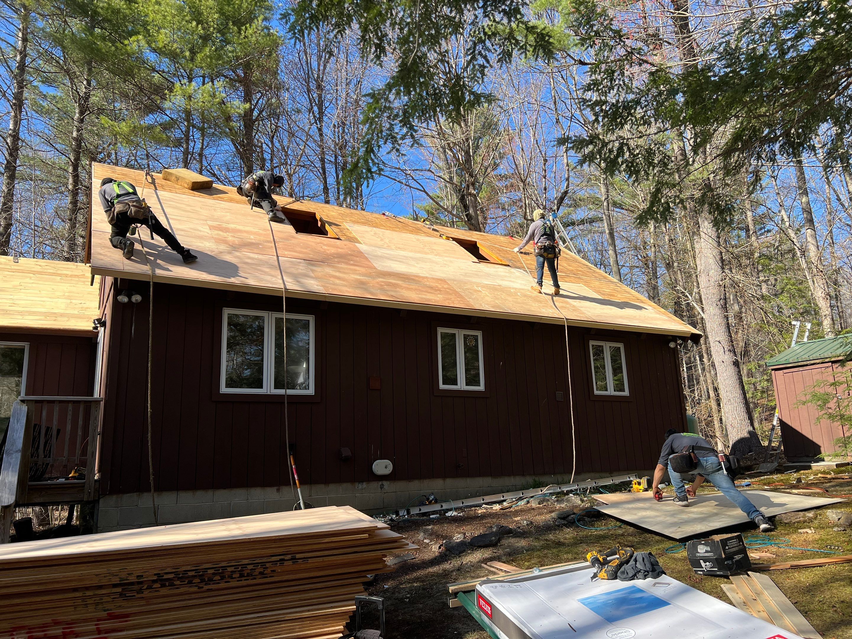 Metal Roof In Moultonborough, NH by Tall pine roofing