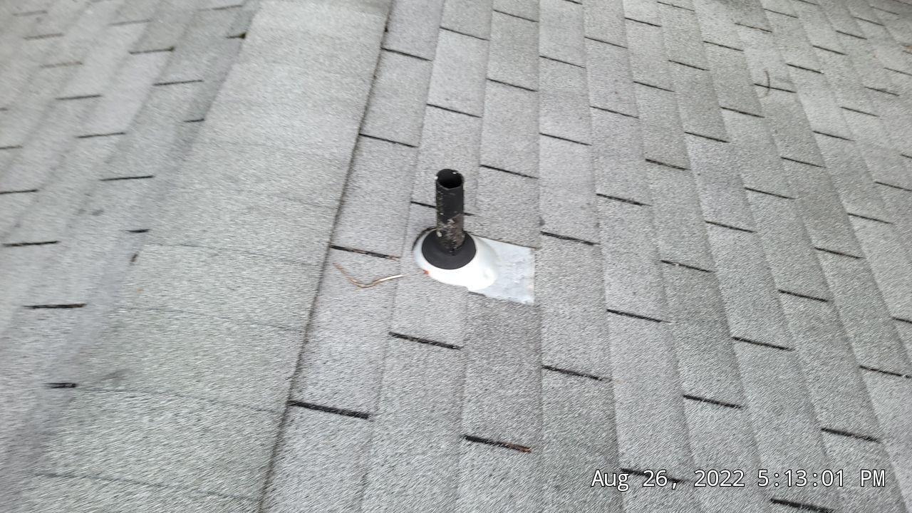 ATLAS PINNACLE COLOR: COASTAL GRANITE DRIP EDGE: BLACK by Eagle Eye Roofing