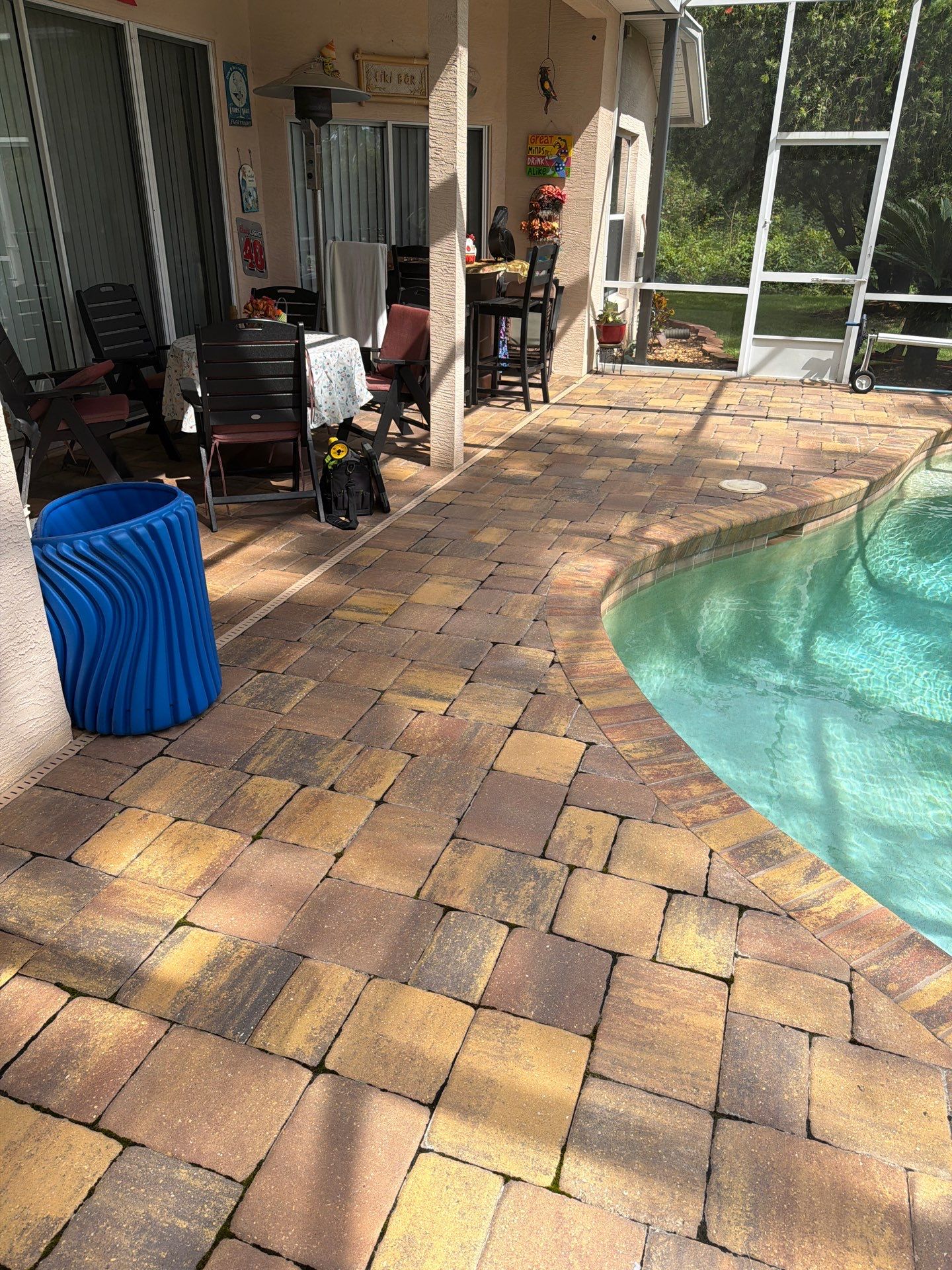 Pavers using Concrete Sealant by DuraSeal