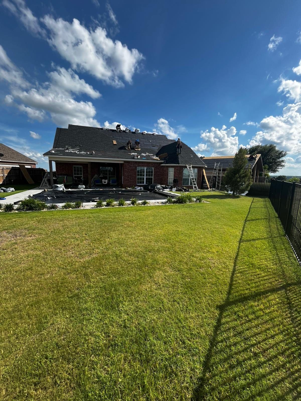 Project in Cleburne by Lonestar Roofing and Restoration LLC.